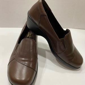 New Clark’s leather loafers….